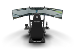 NexusRig Sprint Flight Edition – 80x40 Aluminium Flight Simulator Cockpit with Flight Seat & Control Mounts – NexusRig Sprint flight edition flight simulator cockpit with flight seat – photo 5 of 7