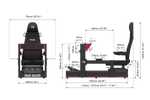 NexusRig Titan Flight Edition – 160x40 Aluminium Flight Simulator Cockpit with Flight Seat & Control Mounts – NexusRig Titan flight edition flight simulator cockpit with flight seat – photo 7 of 7