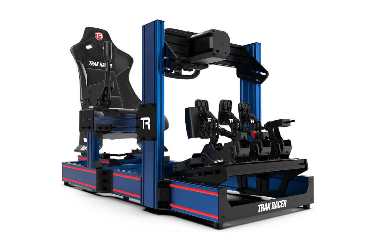 NexusRig Vanguard – Curved Wide-Body 120x40 Aluminium Sim Racing Cockpit with Seat Slider – NexusRig Vanguard aluminium sim racing cockpit – photo 6 of 11