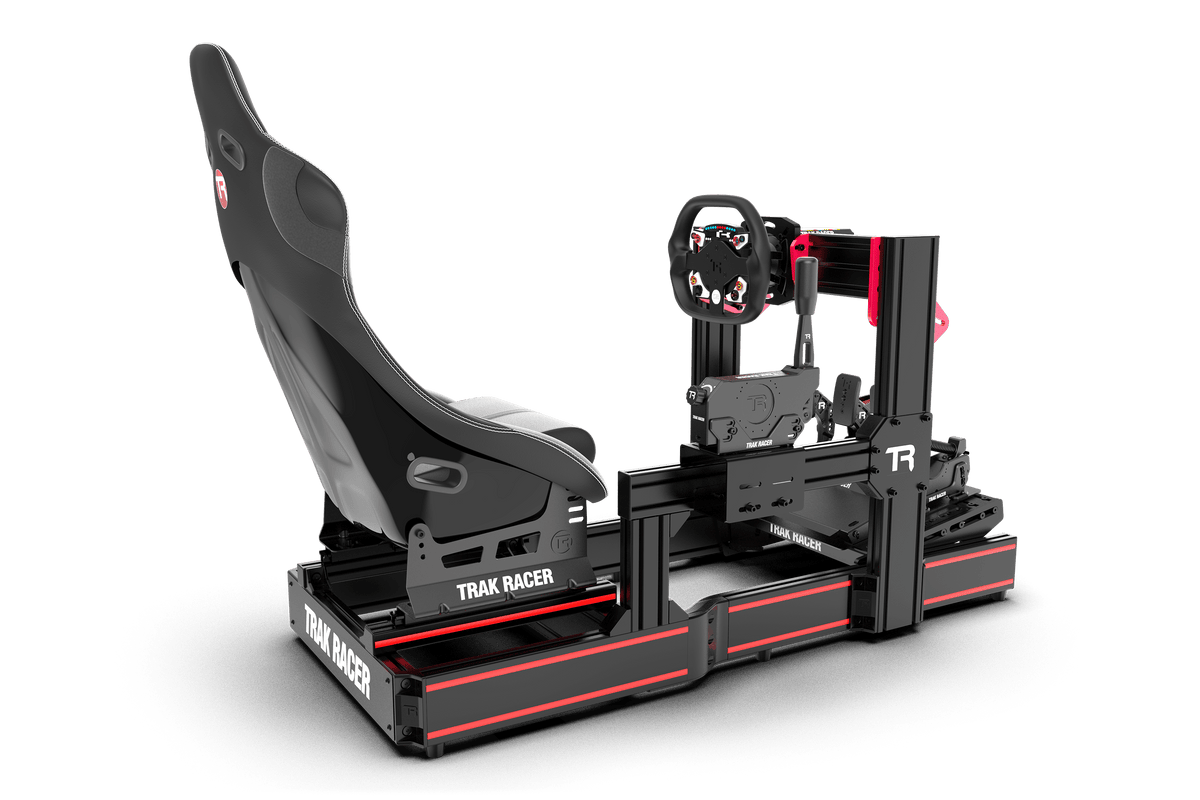NexusRig Vanguard – Curved Wide-Body 120x40 Aluminium Sim Racing Cockpit with Seat Slider – NexusRig Vanguard aluminium sim racing cockpit – photo 7 of 11