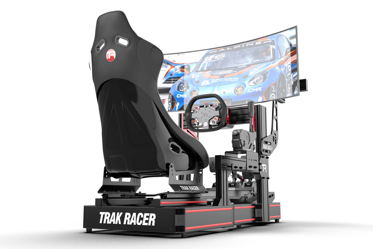 NexusRig Vanguard – Curved Wide-Body 120x40 Aluminium Sim Racing Cockpit with Seat Slider – NexusRig Vanguard aluminium sim racing cockpit – photo 9 of 11