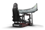 NexusRig Vanguard Flight Edition – 120x40 Curved Aluminium Flight Simulator Cockpit with Flight Seat & Control Mounts – NexusRig Vanguard flight edition flight simulator cockpit with flight seat – photo 4 of 7