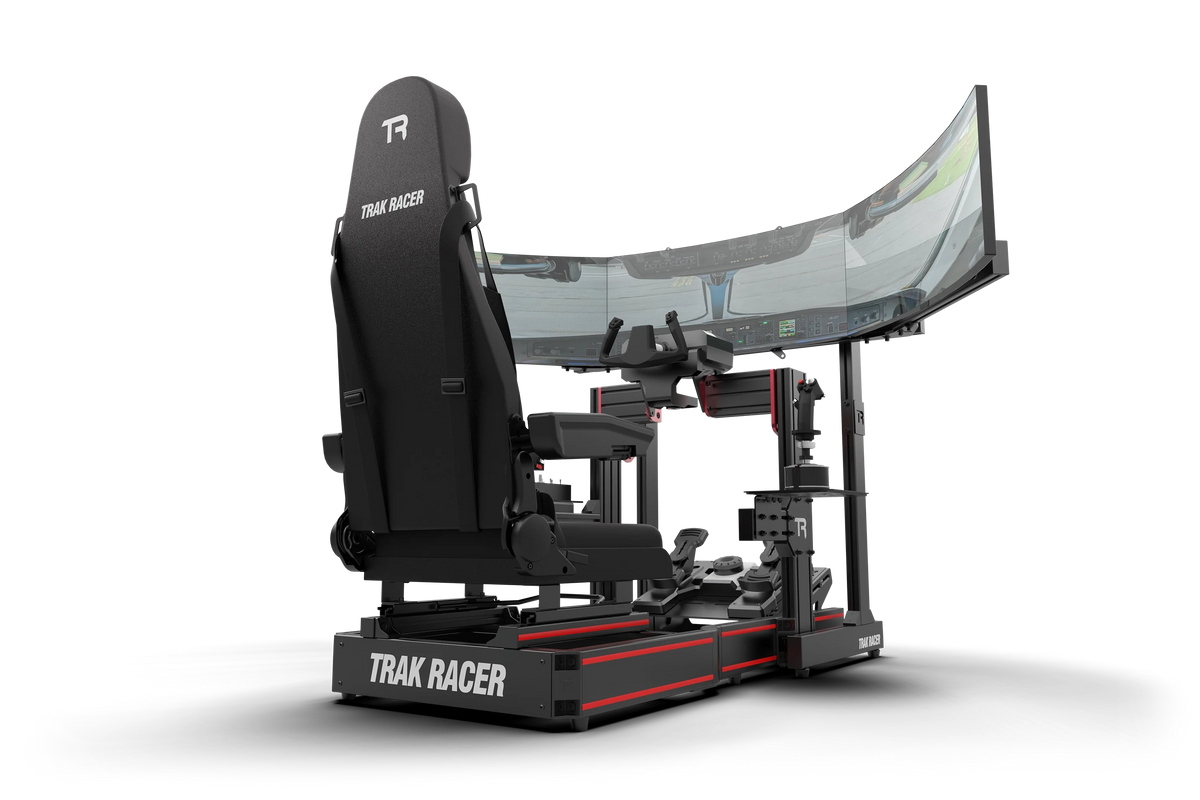 NexusRig Vanguard Flight Edition – 120x40 Curved Aluminium Flight Simulator Cockpit with Flight Seat & Control Mounts – NexusRig Vanguard flight edition flight simulator cockpit with flight seat – photo 4 of 7