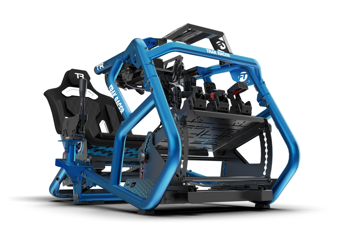 NexusRig Velocity Blue Edition – Formula & GT Sim Racing Cockpit, 2-Inch Steel, Up to 30 Nm – NexusRig Velocity blue edition formula and GT sim racing cockpit – photo 1 of 8
