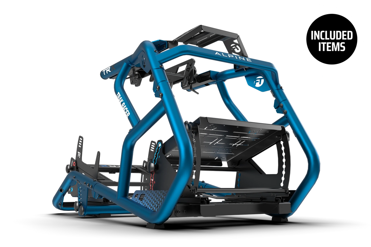 NexusRig Velocity Blue Edition – Formula & GT Sim Racing Cockpit, 2-Inch Steel, Up to 30 Nm – NexusRig Velocity blue edition formula and GT sim racing cockpit – photo 2 of 8