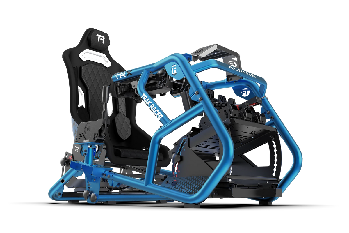 NexusRig Velocity Blue Edition – Formula & GT Sim Racing Cockpit, 2-Inch Steel, Up to 30 Nm – NexusRig Velocity blue edition formula and GT sim racing cockpit – photo 3 of 8