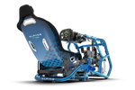 NexusRig Velocity Blue Edition – Formula & GT Sim Racing Cockpit, 2-Inch Steel, Up to 30 Nm – NexusRig Velocity blue edition formula and GT sim racing cockpit – photo 4 of 8