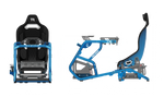 NexusRig Velocity Blue Edition – Formula & GT Sim Racing Cockpit, 2-Inch Steel, Up to 30 Nm – NexusRig Velocity blue edition formula and GT sim racing cockpit – photo 8 of 8