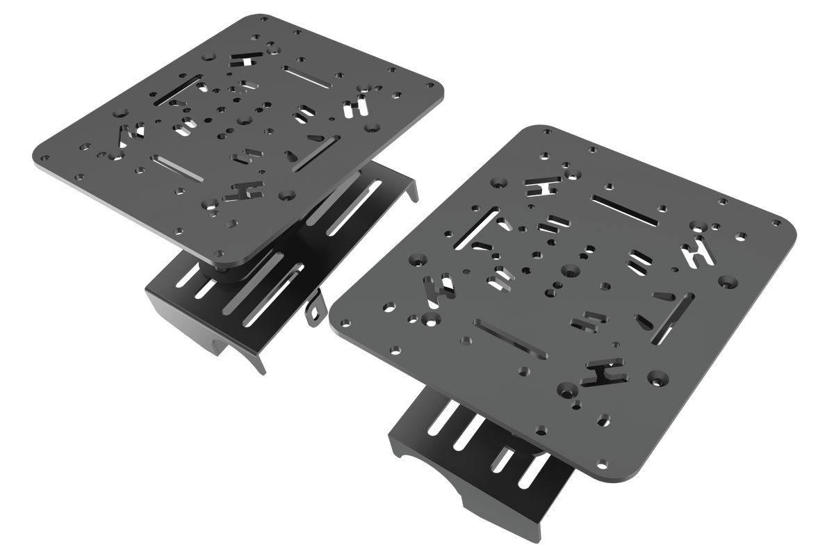 NexusRig Velocity Flight Sim Mount Kit – Left & Right HOTAS, Joystick & Throttle Mounts – left and right HOTAS flight sim mounts on the NexusRig Velocity – photo 1 of 10