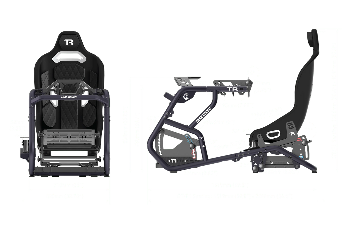 NexusRig Velocity Midnight Blue – Formula & GT Sim Racing Cockpit, 2-Inch Steel, Up to 30 Nm – NexusRig Velocity midnight blue formula and GT sim racing cockpit – photo 9 of 9