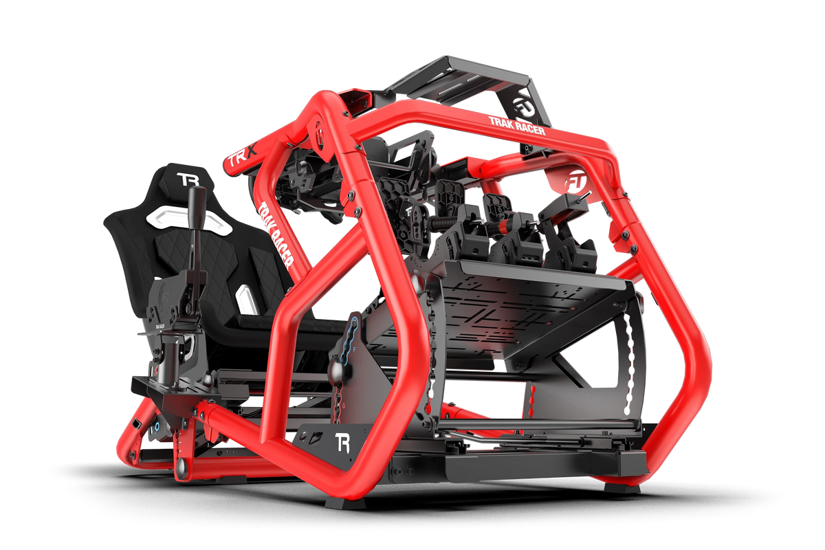 NexusRig Velocity Racing Red – Formula & GT Sim Racing Cockpit, 2-Inch Steel, Up to 30 Nm – NexusRig Velocity racing red formula and GT sim racing cockpit – photo 1 of 9