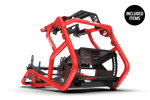 NexusRig Velocity Racing Red – Formula & GT Sim Racing Cockpit, 2-Inch Steel, Up to 30 Nm – NexusRig Velocity racing red formula and GT sim racing cockpit – photo 2 of 9