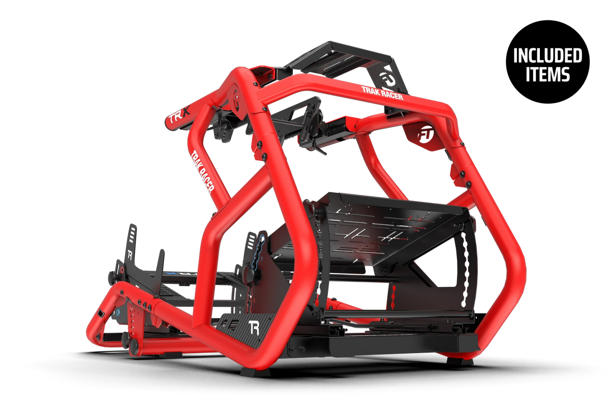 NexusRig Velocity Racing Red – Formula & GT Sim Racing Cockpit, 2-Inch Steel, Up to 30 Nm – NexusRig Velocity racing red formula and GT sim racing cockpit – photo 2 of 9