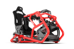 NexusRig Velocity Racing Red – Formula & GT Sim Racing Cockpit, 2-Inch Steel, Up to 30 Nm – NexusRig Velocity racing red formula and GT sim racing cockpit – photo 3 of 9