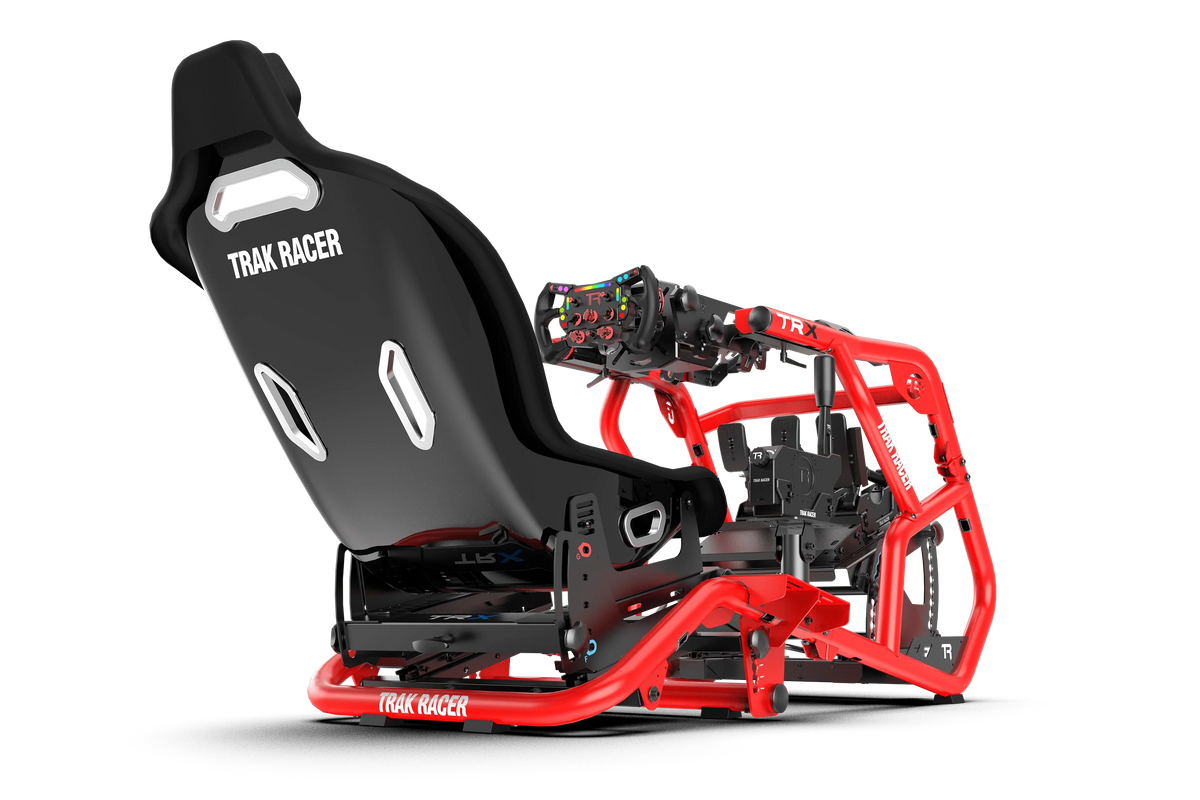 NexusRig Velocity Racing Red – Formula & GT Sim Racing Cockpit, 2-Inch Steel, Up to 30 Nm – NexusRig Velocity racing red formula and GT sim racing cockpit – photo 4 of 9