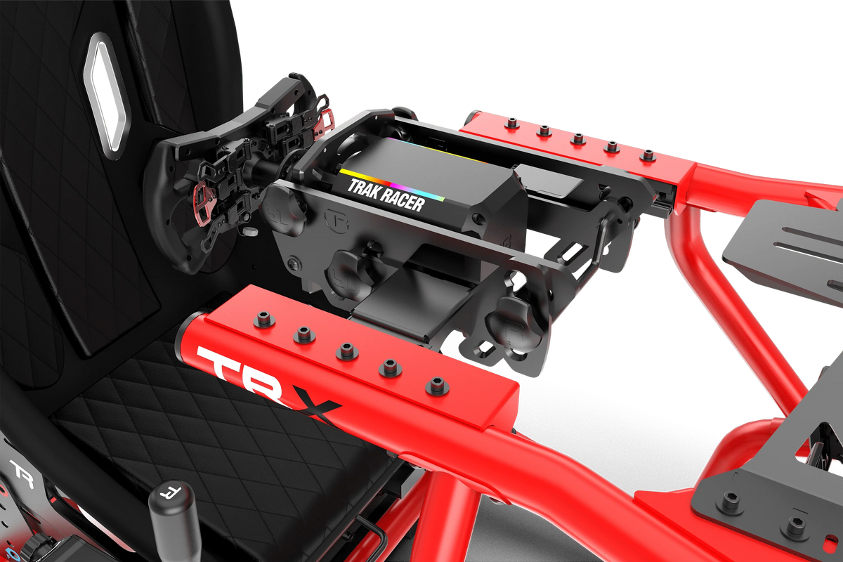 NexusRig Velocity Racing Red – Formula & GT Sim Racing Cockpit, 2-Inch Steel, Up to 30 Nm – NexusRig Velocity racing red formula and GT sim racing cockpit – photo 8 of 9