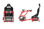 NexusRig Velocity Racing Red – Formula & GT Sim Racing Cockpit, 2-Inch Steel, Up to 30 Nm – NexusRig Velocity racing red formula and GT sim racing cockpit – photo 9 of 9