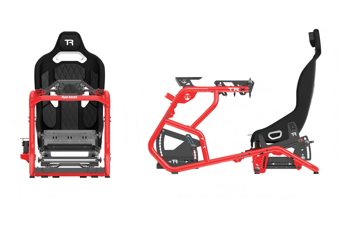 NexusRig Velocity Racing Red – Formula & GT Sim Racing Cockpit, 2-Inch Steel, Up to 30 Nm – NexusRig Velocity racing red formula and GT sim racing cockpit – photo 9 of 9