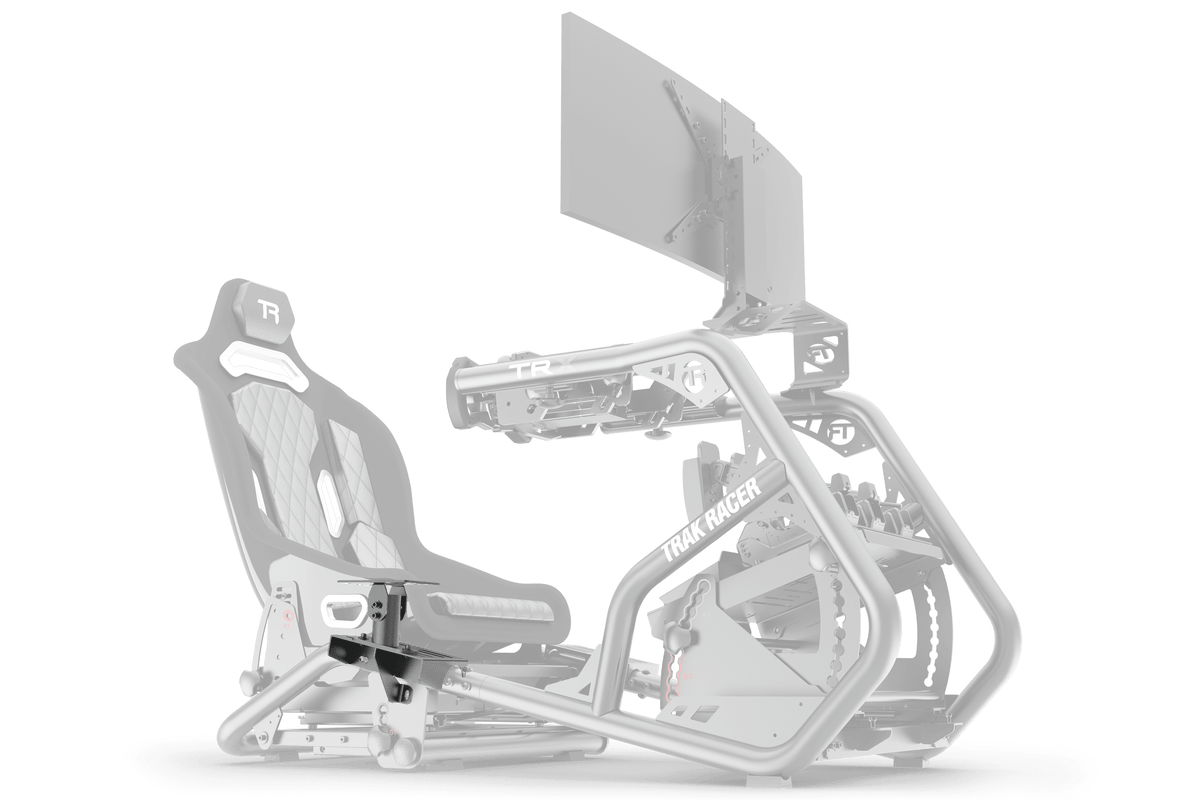 NexusRig Velocity Shifter Mount – Matte Black, Sliding Gear Shifter Mount for 2" Steel Tube – matte black sliding shifter mount on the NexusRig Velocity – photo 1 of 6