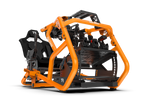 NexusRig Velocity Sunset Orange – Formula & GT Sim Racing Cockpit, 2-Inch Steel, Up to 30 Nm – NexusRig Velocity sunset orange formula and GT sim racing cockpit – photo 1 of 9