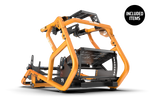 NexusRig Velocity Sunset Orange – Formula & GT Sim Racing Cockpit, 2-Inch Steel, Up to 30 Nm – NexusRig Velocity sunset orange formula and GT sim racing cockpit – photo 2 of 9
