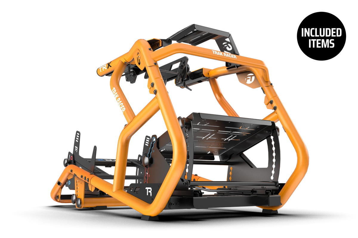 NexusRig Velocity Sunset Orange – Formula & GT Sim Racing Cockpit, 2-Inch Steel, Up to 30 Nm – NexusRig Velocity sunset orange formula and GT sim racing cockpit – photo 2 of 9