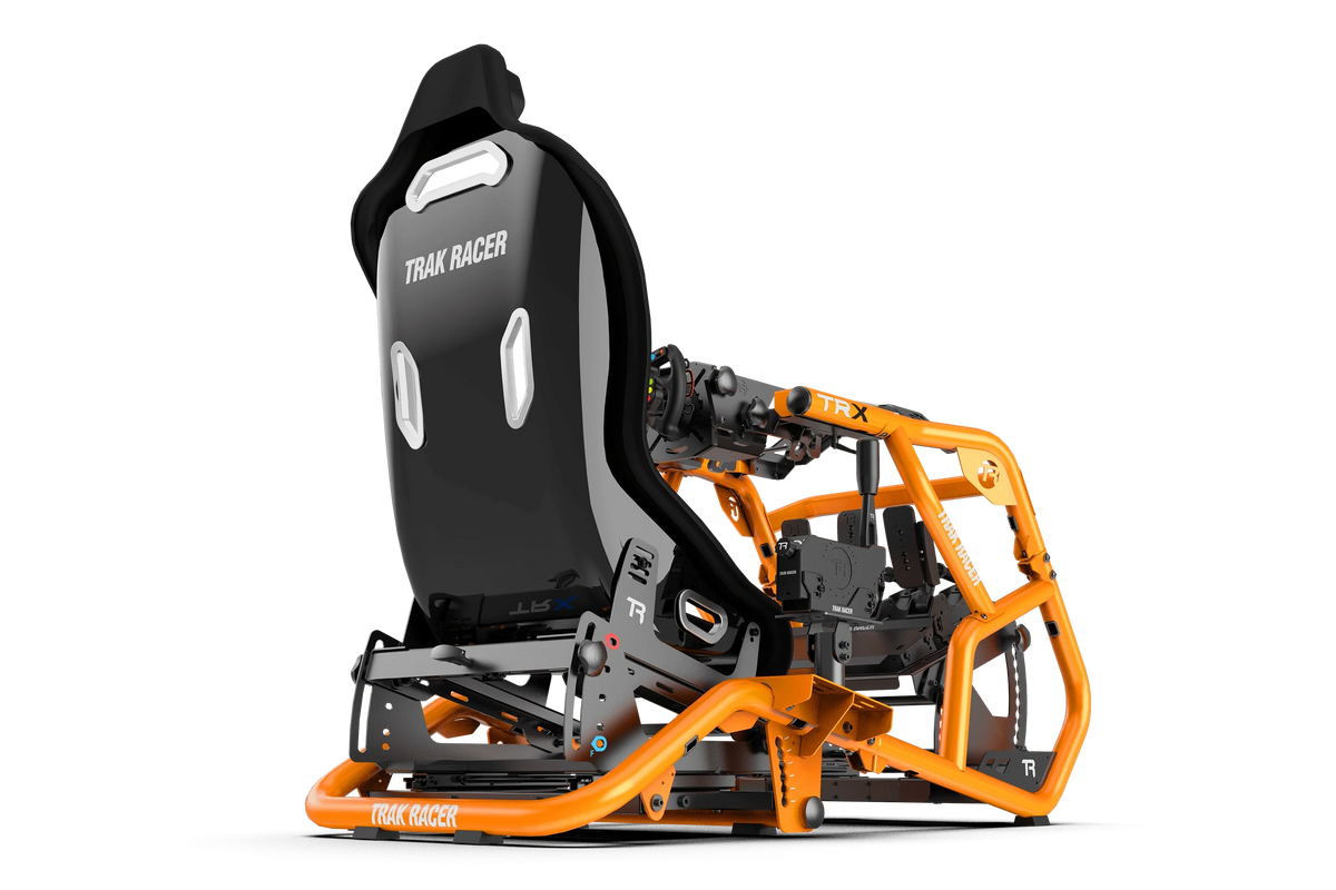 NexusRig Velocity Sunset Orange – Formula & GT Sim Racing Cockpit, 2-Inch Steel, Up to 30 Nm – NexusRig Velocity sunset orange formula and GT sim racing cockpit – photo 5 of 9
