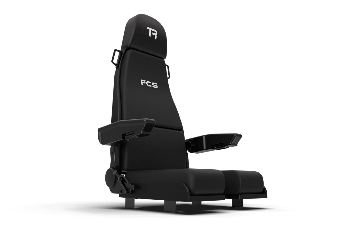 NexusSeat Flight Pro – Dual-Lock Flight Sim Chair with HOTAS Cut-Out, Steel Frame – NexusSeat Flight Pro flight sim chair with HOTAS cut-out – photo 1 of 7