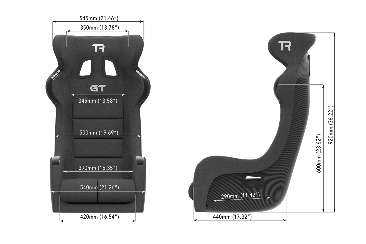 NexusSeat GT Carbon-Look – Fibreglass GT Bucket Seat with Carbon Fibre Finish, 160 kg – GT bucket seat with carbon fibre hydro-dip finish – photo 4 of 9