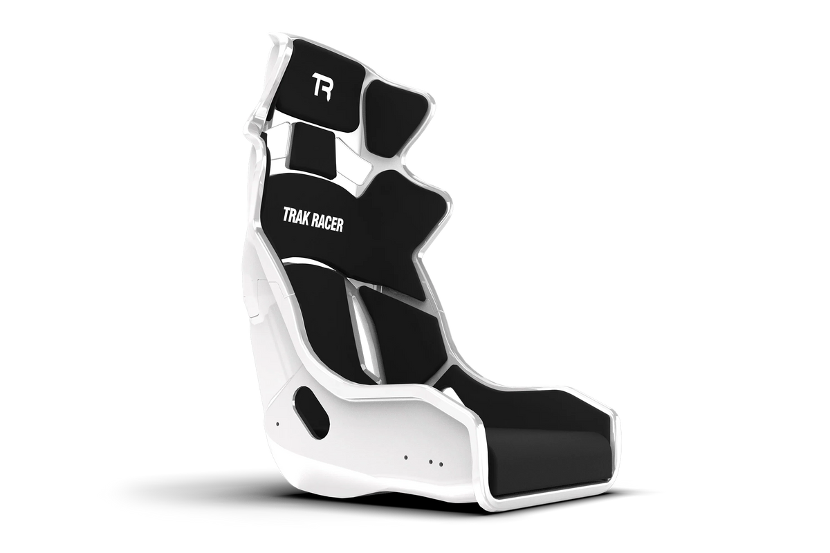 NexusSeat GT Elite – High-Gloss Grey Fibreglass Sim Racing Bucket Seat, Up to 200 kg