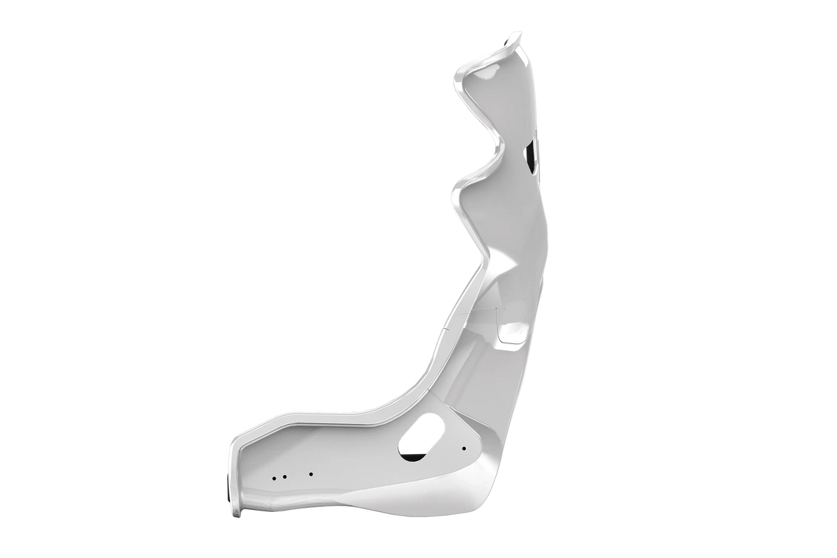 NexusSeat GT Elite – High-Gloss Grey Fibreglass Sim Racing Bucket Seat, Up to 200 kg