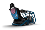 NexusSeat Hybrid Formula (Blue Edition) – Formula & GT Fibreglass Racing Seat, Harness Ready – blue and black hybrid formula GT fibreglass sim racing seat – photo 10 of 12