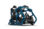 NexusSeat Hybrid Formula (Blue Edition) – Formula & GT Fibreglass Racing Seat, Harness Ready – blue and black hybrid formula GT fibreglass sim racing seat – photo 11 of 12