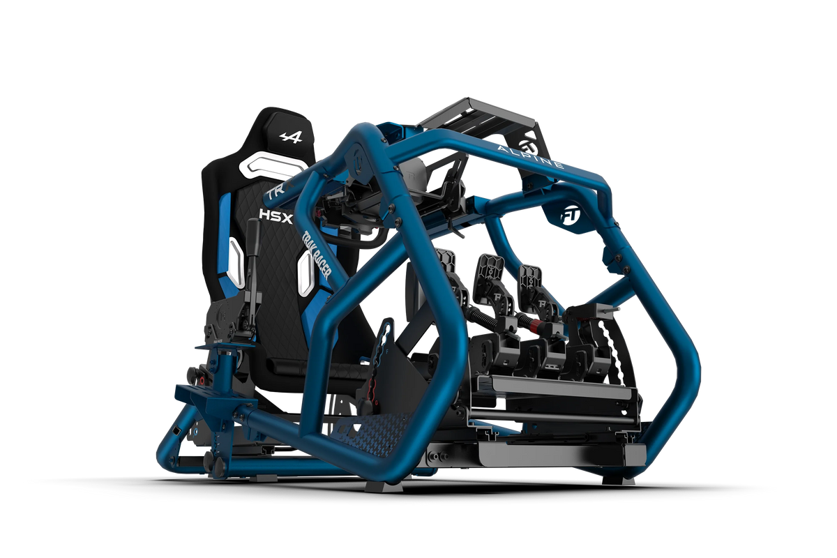 NexusSeat Hybrid Formula (Blue Edition) – Formula & GT Fibreglass Racing Seat, Harness Ready – blue and black hybrid formula GT fibreglass sim racing seat – photo 11 of 12