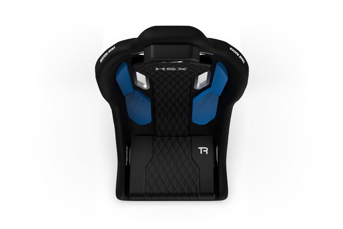 NexusSeat Hybrid Formula (Blue Edition) – Formula & GT Fibreglass Racing Seat, Harness Ready – blue and black hybrid formula GT fibreglass sim racing seat – photo 6 of 12