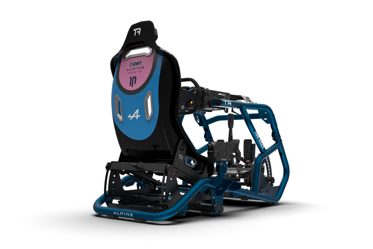 NexusSeat Hybrid Formula (Blue Edition) – Formula & GT Fibreglass Racing Seat, Harness Ready – blue and black hybrid formula GT fibreglass sim racing seat – photo 9 of 12
