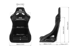 NexusSeat Rally – Fibreglass GT & Rally Sim Racing Bucket Seat, Black, Harness Ready – black fibreglass rally and GT sim racing bucket seat – photo 8 of 11