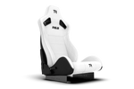 NexusSeat Recliner Dual-Lock – White Diamond-Stitched Reclining Racing Seat – white diamond-stitched reclining sim racing seat with dual-side lock – photo 9 of 12