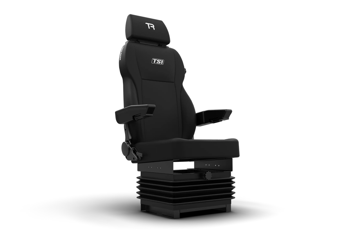 NexusSeat Truck – Truck Simulator Seat with Suspension Feel, Height Adjust & Dual-Lock Recline – NexusSeat Truck simulator seat with suspension, armrests and headrest – photo 1 of 7
