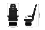 NexusSeat Truck – Truck Simulator Seat with Suspension Feel, Height Adjust & Dual-Lock Recline – NexusSeat Truck simulator seat with suspension, armrests and headrest – photo 6 of 7