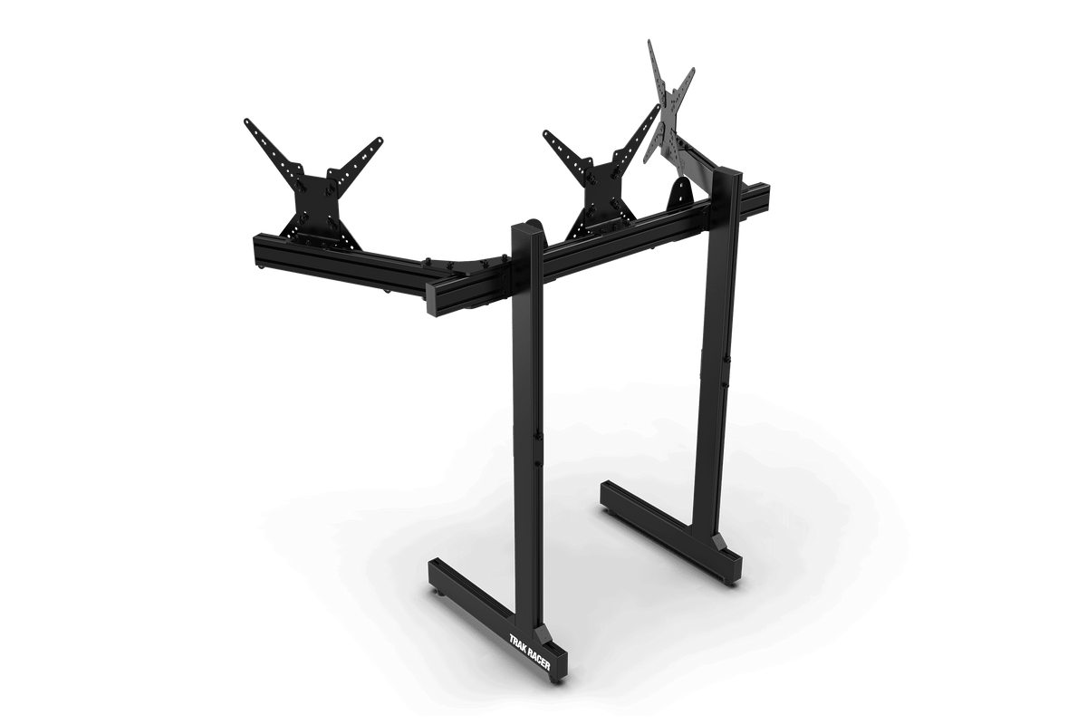 NexusView Aluminium Freestanding Triple Monitor Stand – Three Screens up to 45", VESA 75–400 – NexusView aluminium freestanding triple monitor stand for 45 inch screens – photo 3 of 6