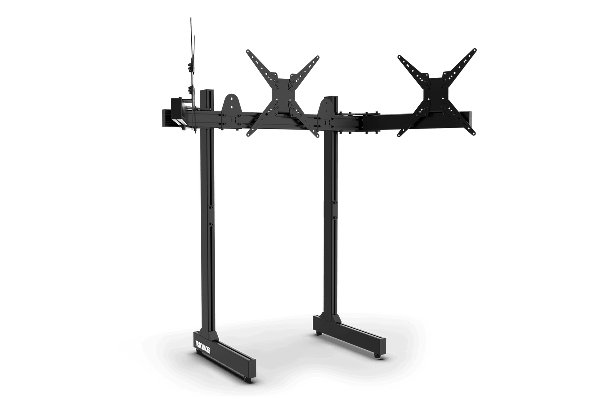NexusView Aluminium Freestanding Triple Monitor Stand – Three Screens up to 45", VESA 75–400 – NexusView aluminium freestanding triple monitor stand for 45 inch screens – photo 4 of 6
