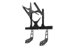 NexusView Cockpit-Mounted Dual Monitor Stand – Up to 80" for Aluminium Profile Sim Rigs – NexusView dual monitor stand mounted on an aluminium sim racing cockpit – photo 2 of 6