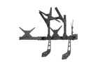 NexusView Cockpit-Mounted Quad Monitor Stand – Triple Screens up to 45" + Overhead, 80x40 Aluminium – NexusView cockpit-mounted quad monitor stand on an aluminium sim rig – photo 2 of 6