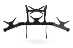 NexusView Cockpit-Mounted Quad Monitor Stand – Triple Screens up to 45" + Overhead, 80x40 Aluminium – NexusView cockpit-mounted quad monitor stand on an aluminium sim rig – photo 3 of 6