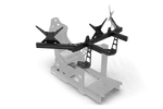 NexusView Cockpit-Mounted Triple Monitor Stand – Three Screens up to 45" for Aluminium Profile Rigs – NexusView cockpit-mounted triple monitor stand on an aluminium sim rig – photo 5 of 6