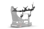 NexusView Cockpit-Mounted Triple Monitor Stand – Three Screens up to 45" for Aluminium Profile Rigs – NexusView cockpit-mounted triple monitor stand on an aluminium sim rig – photo 6 of 6