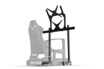 NexusView Freestanding Dual Monitor Stand – 80" Main Display + 45" Second Screen for Sim Racing & Flight Sim – NexusView freestanding dual monitor stand with large main screen – photo 5 of 6