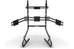 NexusView Freestanding Quad Monitor Stand – Triple Screens up to 45" + Overhead Display up to 32" – NexusView freestanding quad monitor stand with triple screens and overhead display – photo 4 of 7