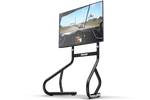 NexusView Large Freestanding Single Monitor Stand – 2" Steel Tube, Up to 80 Inch Screen – NexusView large freestanding single monitor stand with 2 inch steel tube – photo 2 of 6